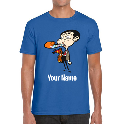 Personalised Mr. Bean Your Custom Name T Shirt