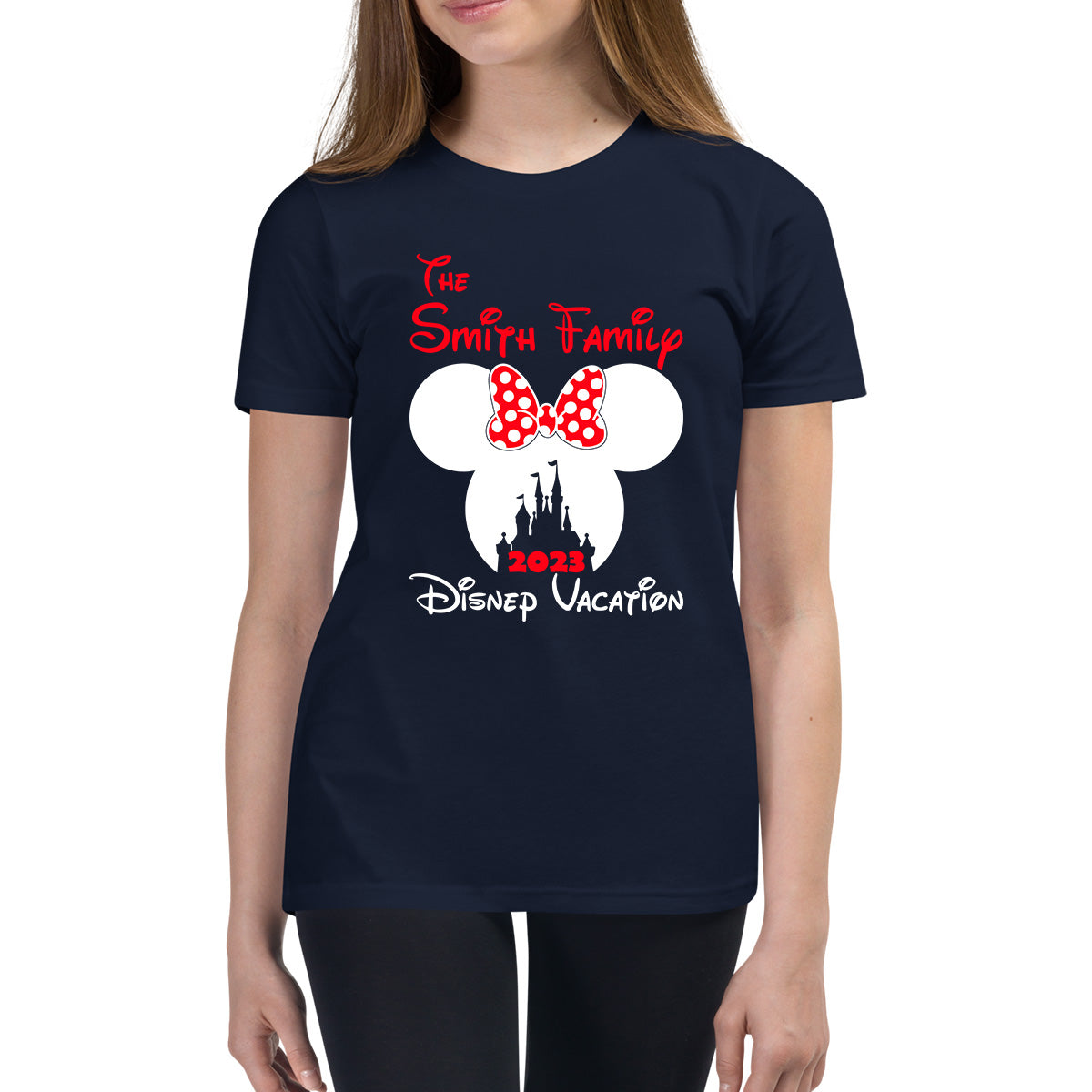 Personalized Your Name Family 2023 Disney Vacation Mickey Mouse Minnie Spoofytees