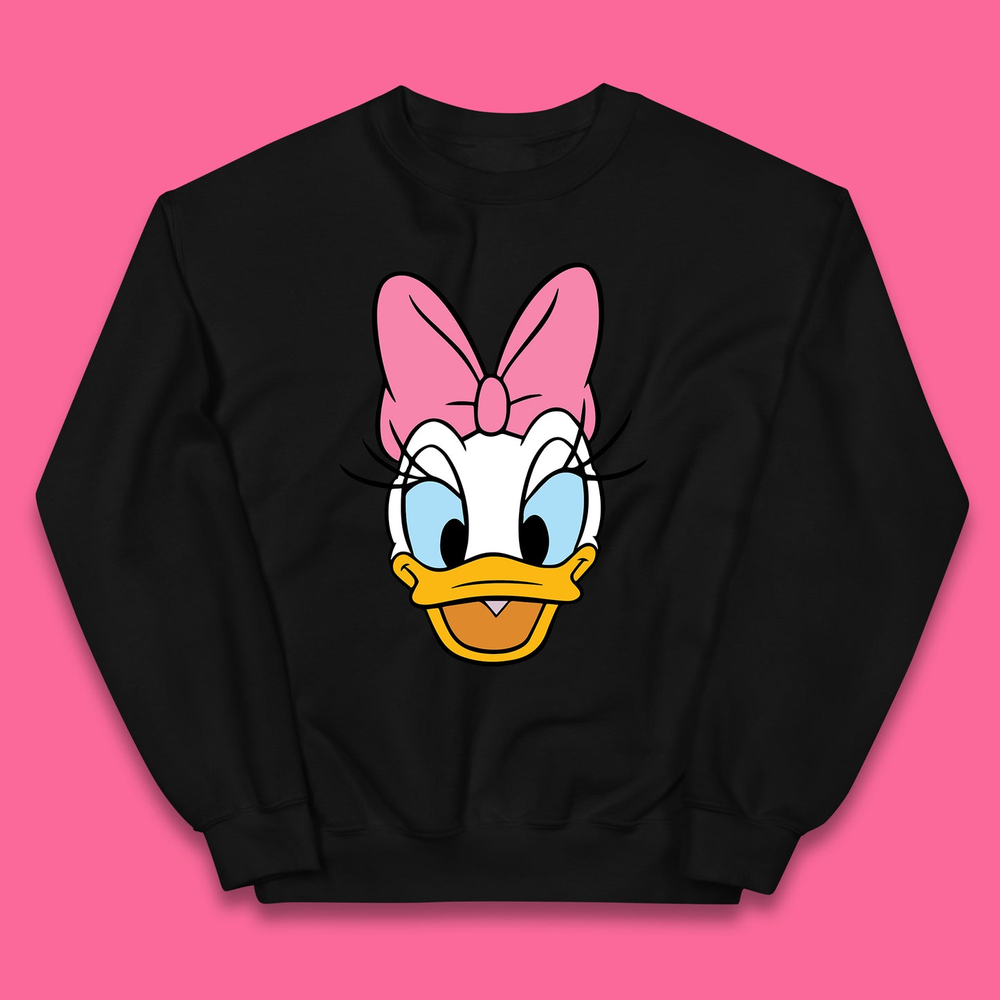 Donald Duck And Daisy Duck Face Cartoon Characters Disneyland Vacation Trip Disney World Kids Jumper