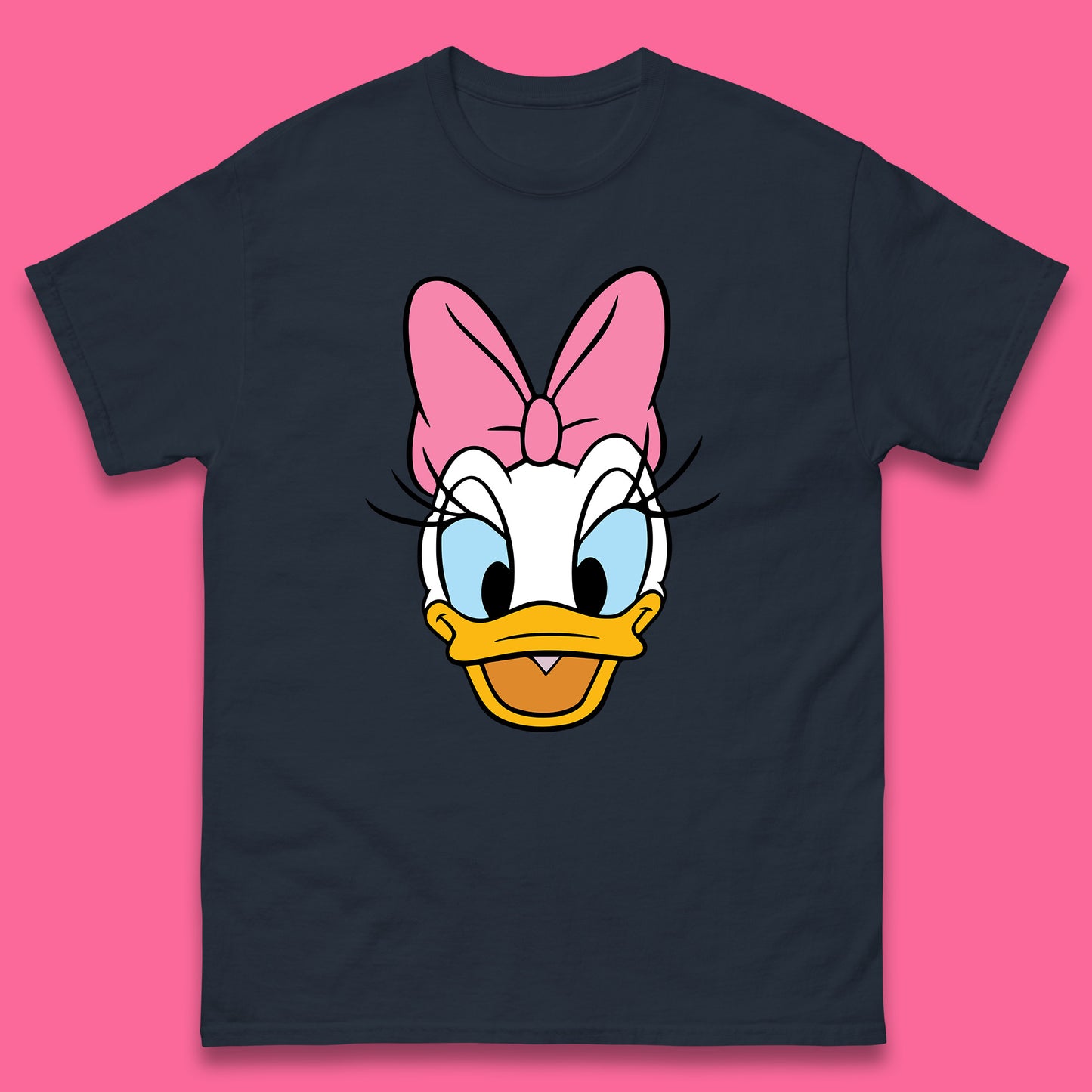 Donald Duck And Daisy Duck Face Cartoon Characters Disneyland Vacation Trip Disney World Mens Tee Top