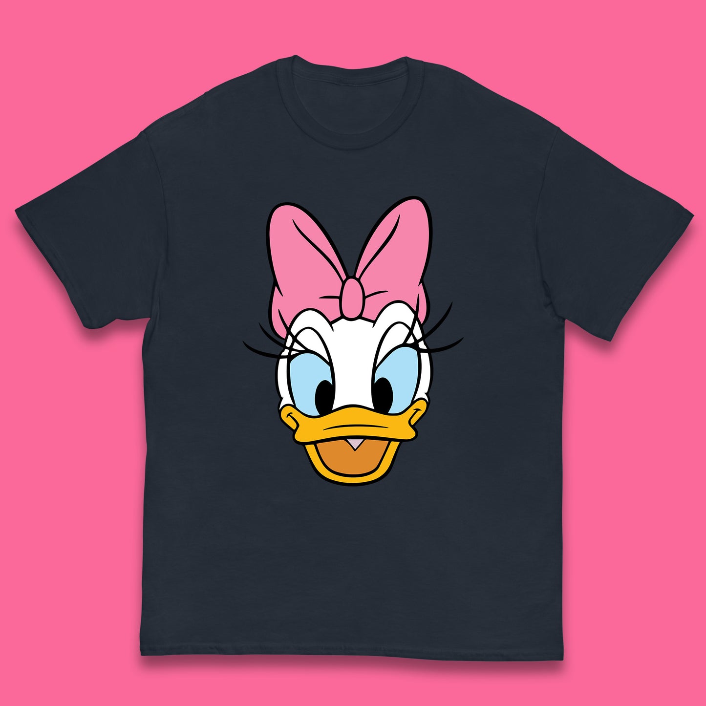 Donald Duck And Daisy Duck Face Cartoon Characters Disneyland Vacation Trip Disney World Kids T Shirt