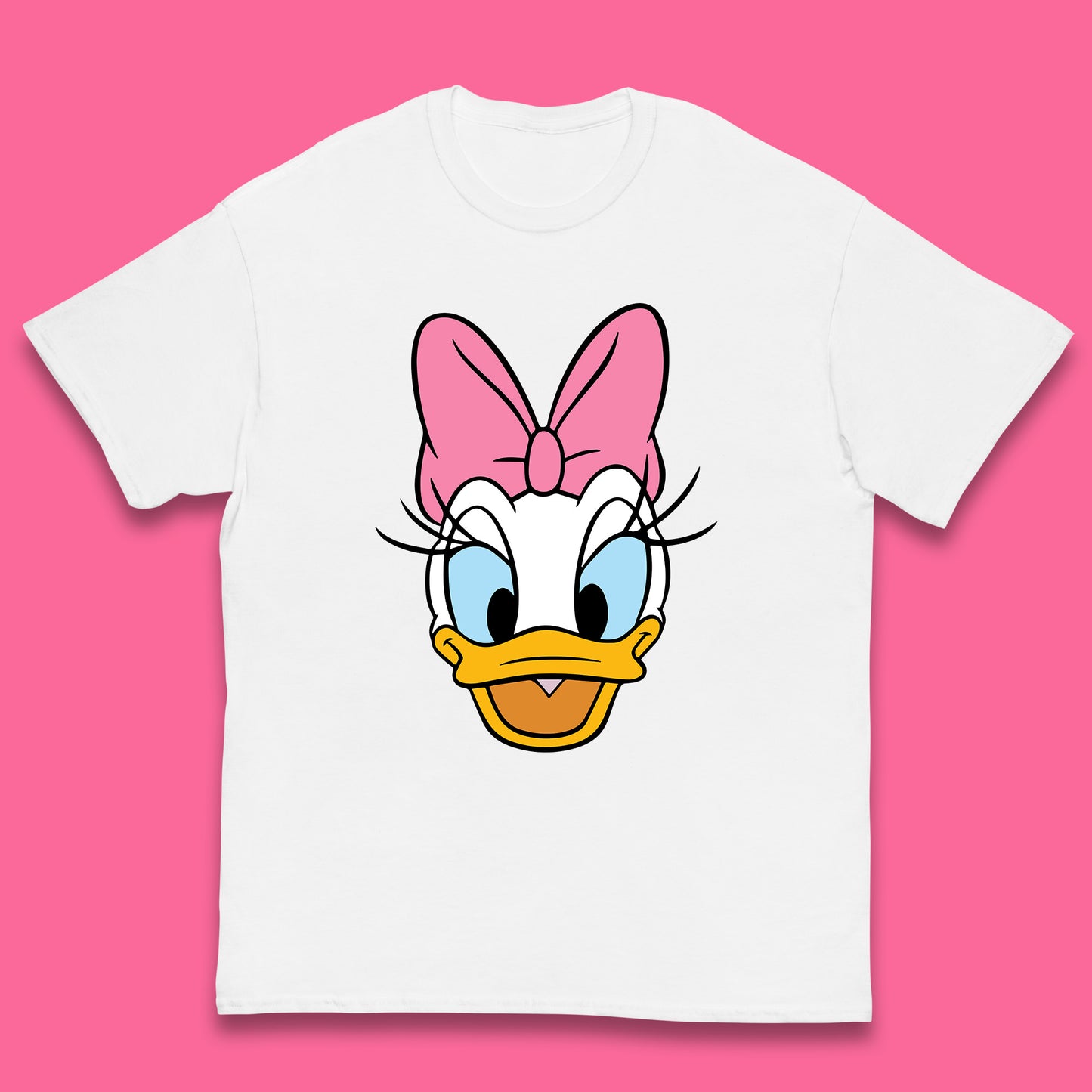 Donald Duck And Daisy Duck Face Cartoon Characters Disneyland Vacation Trip Disney World Kids T Shirt