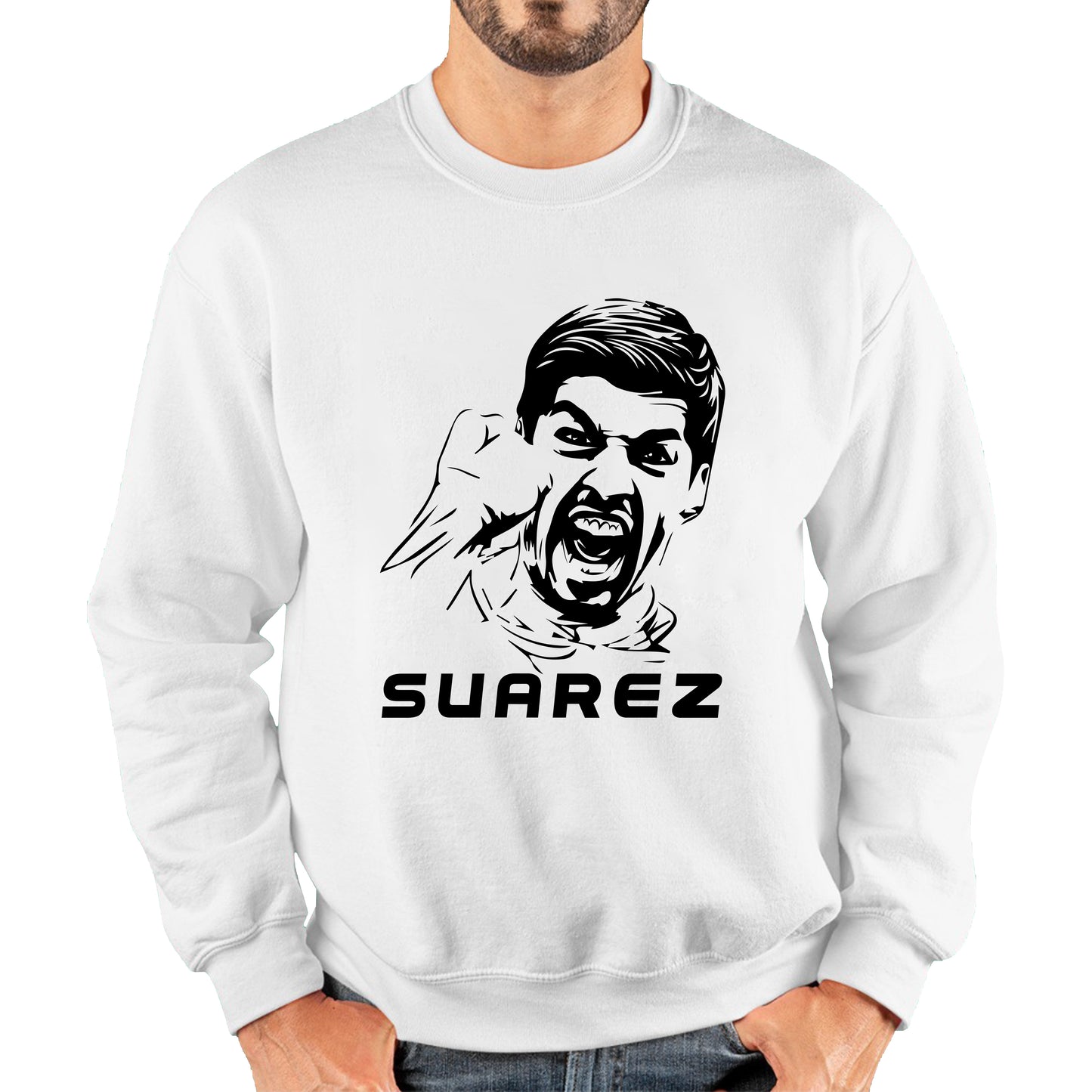 Football Player Retro Style Portrait Uruguay National Team Soccer Player Uruguayan Professional Footballer Sports Champion Unisex Sweatshirt