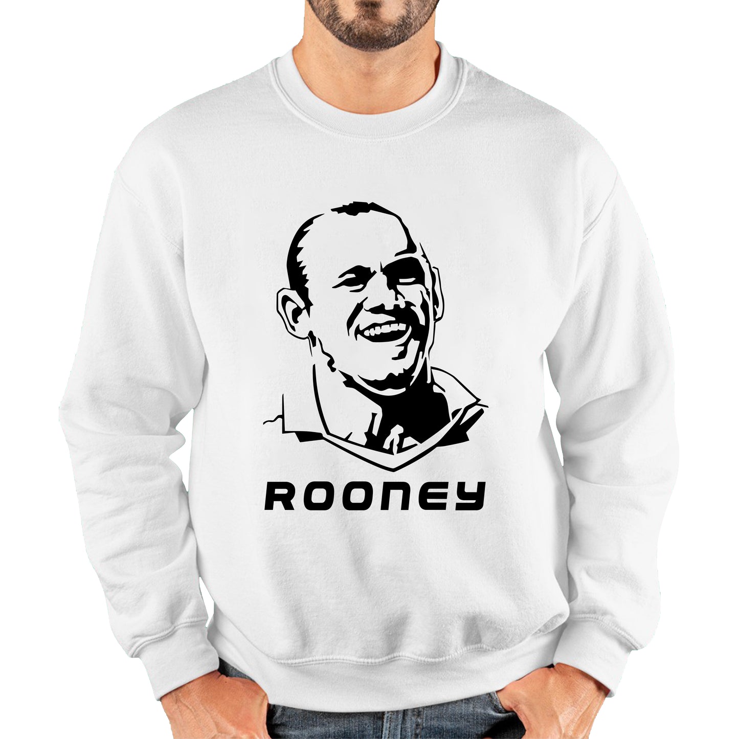 Football Former Player Retro Style Portrait Soccer Sports English Professional Football Manager Unisex Sweatshirt