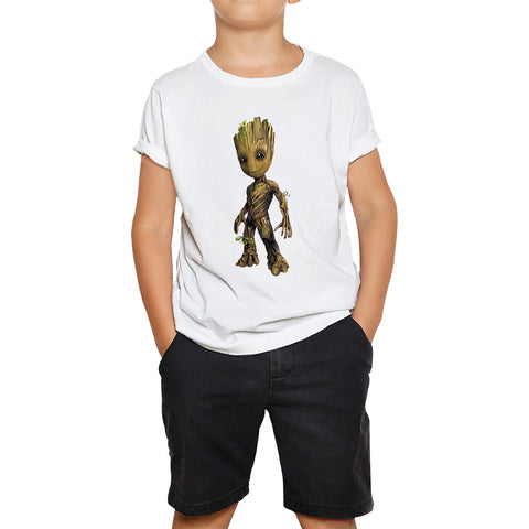 Baby Groot Comic book character Guardians of the Galaxy I am Groot Action Adventure Comedy Sci-Fi Movie Kids T Shirt