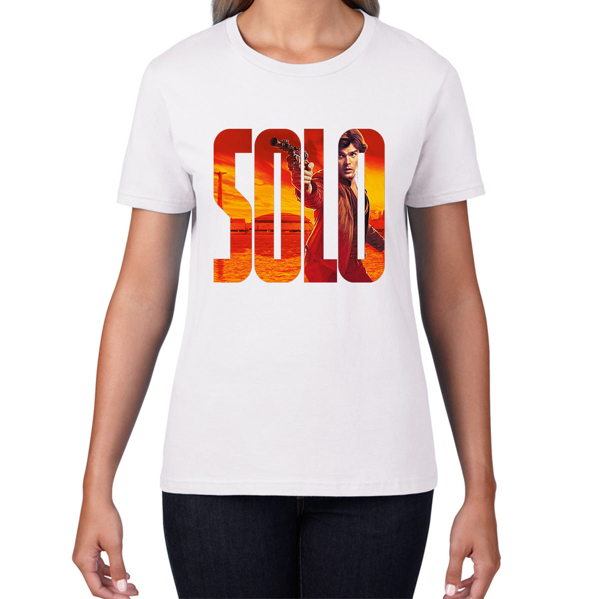 Han Solo Star Wars Fictional Character Solo A Star Wars Story Sci-fi Action Adventure Movie Star Wars Databank Womens Tee Top