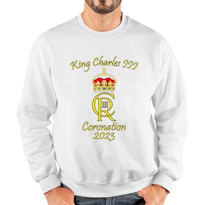 King Charles III Coronation 2023 Royal Crown Royal Cypher God Save The King Union Jack Unisex Sweatshirt