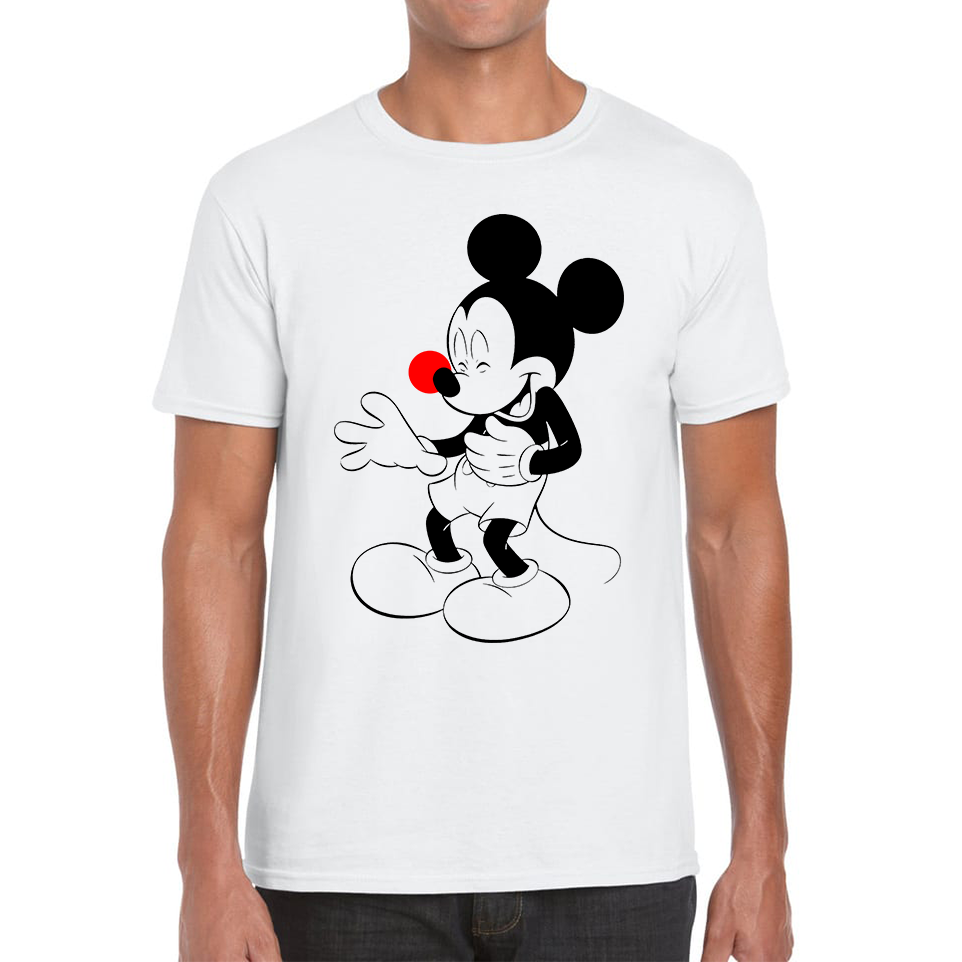 Disney Mickey Mouse Red Nose Day T Shirt