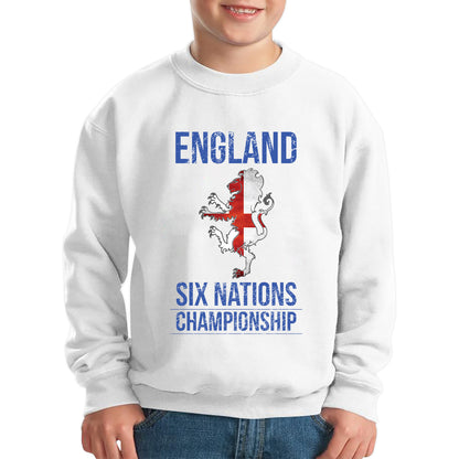 Kids England Six Nations Rugby Jumper