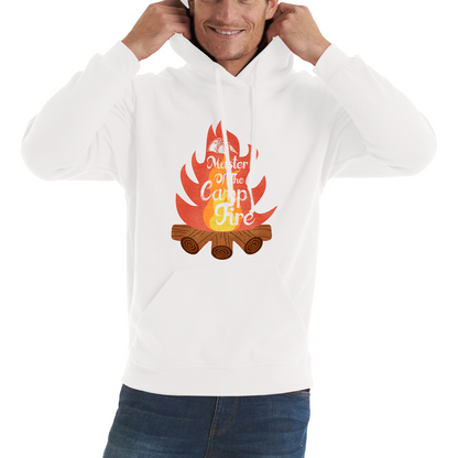 Master Of The Campfire Camping Adventure Lover Camp Fire Outdoor Unisex Hoodie