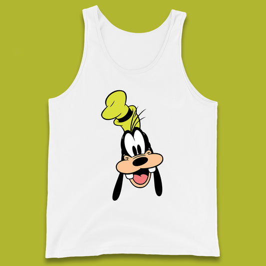 Disney Goofy Head Face Smiling Animated Cartoon Character Disney G.G. "Goofy" Goof Disney Vacation Disney World Trip Tank Top