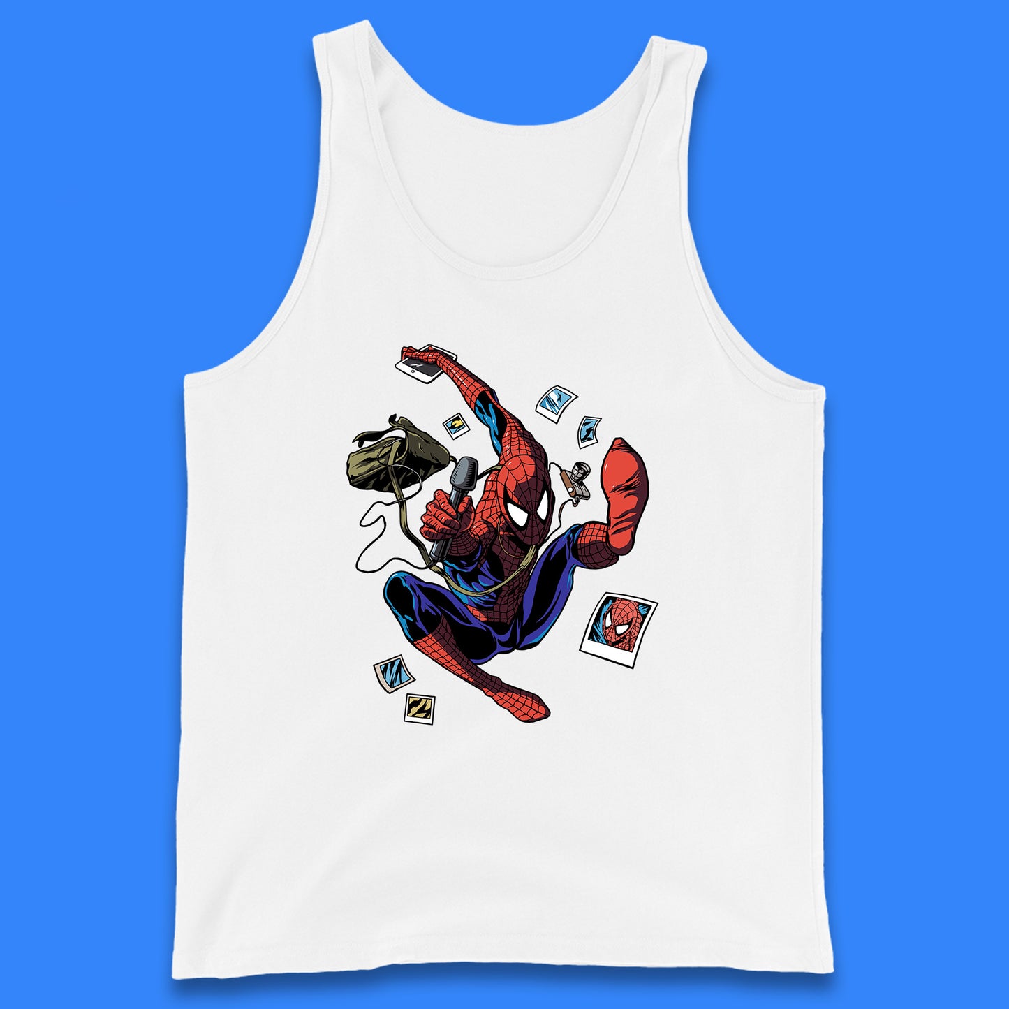 Spider-Man The Animated Series American Superhero Marvel Comics Action Adventure Science Fiction Tank Top