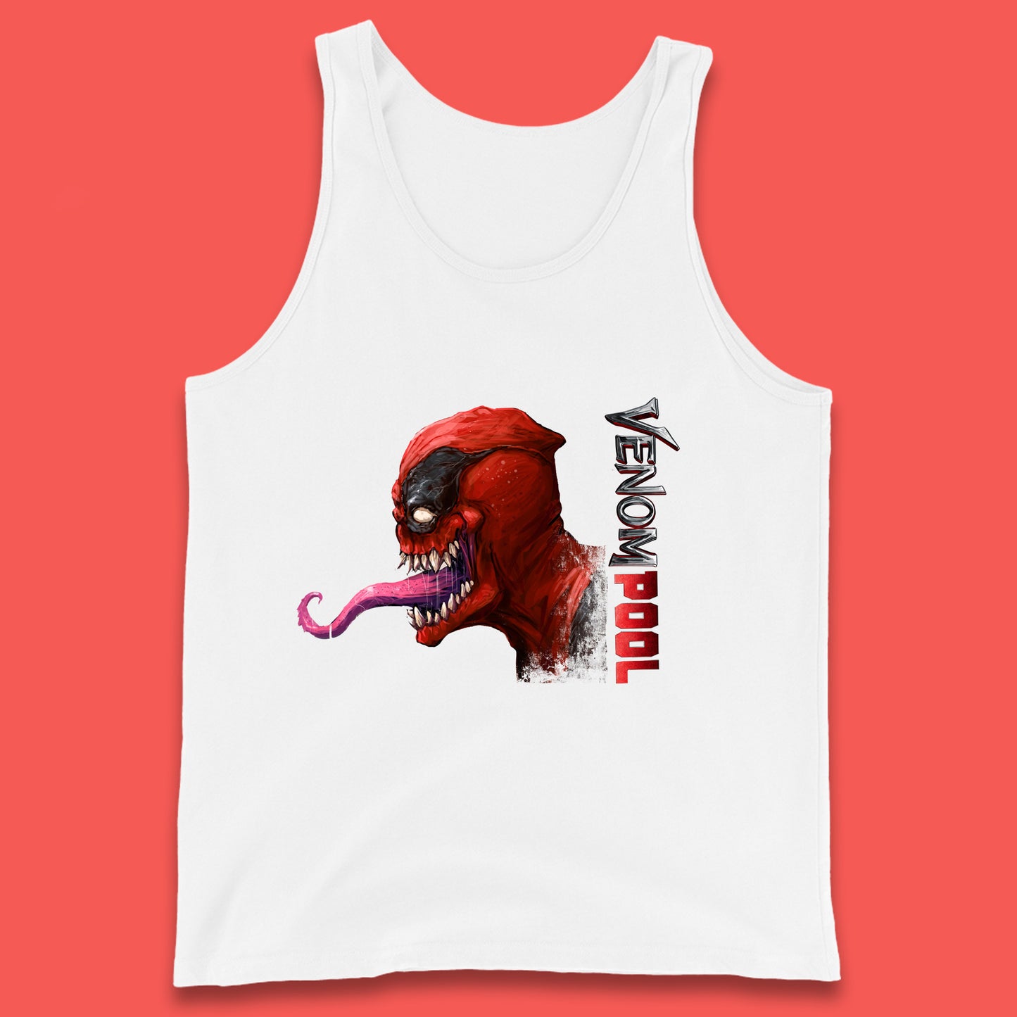 Venompool Marvel Contest Of Champion Venom-Pool Marvel Comics Superhero Deadpool Marvel Universe Character Tank Top