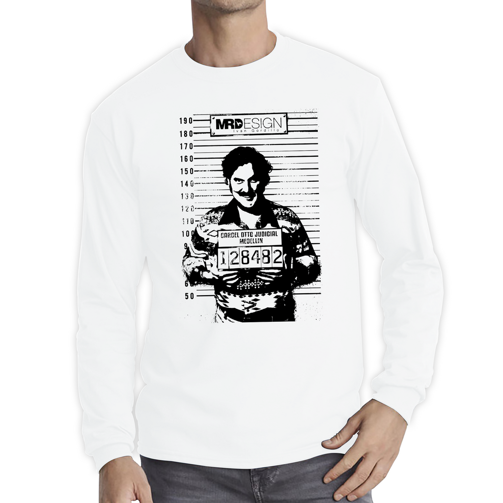 Plata O Plomo Pablo Escobar Shirt Drug Lord Colombia Drug Dealer Long Sleeve T Shirt