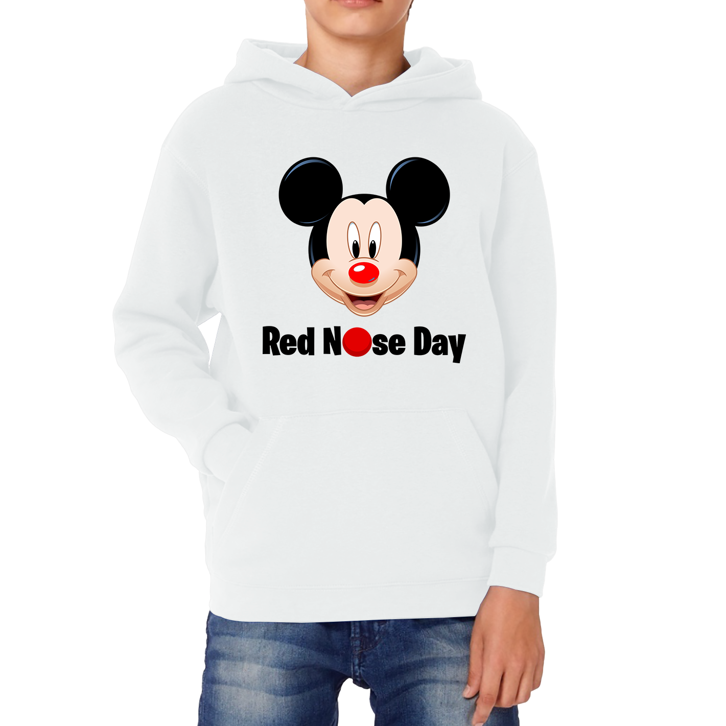 Mickey Mouse Disney Red Nose Day Hoodie