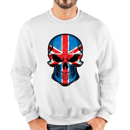 Skull Face British National Day Sweatshirt