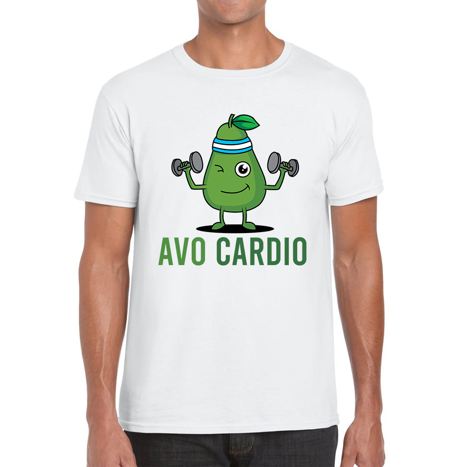 Avo Cardio Funny Avocado Fitness T Shirt