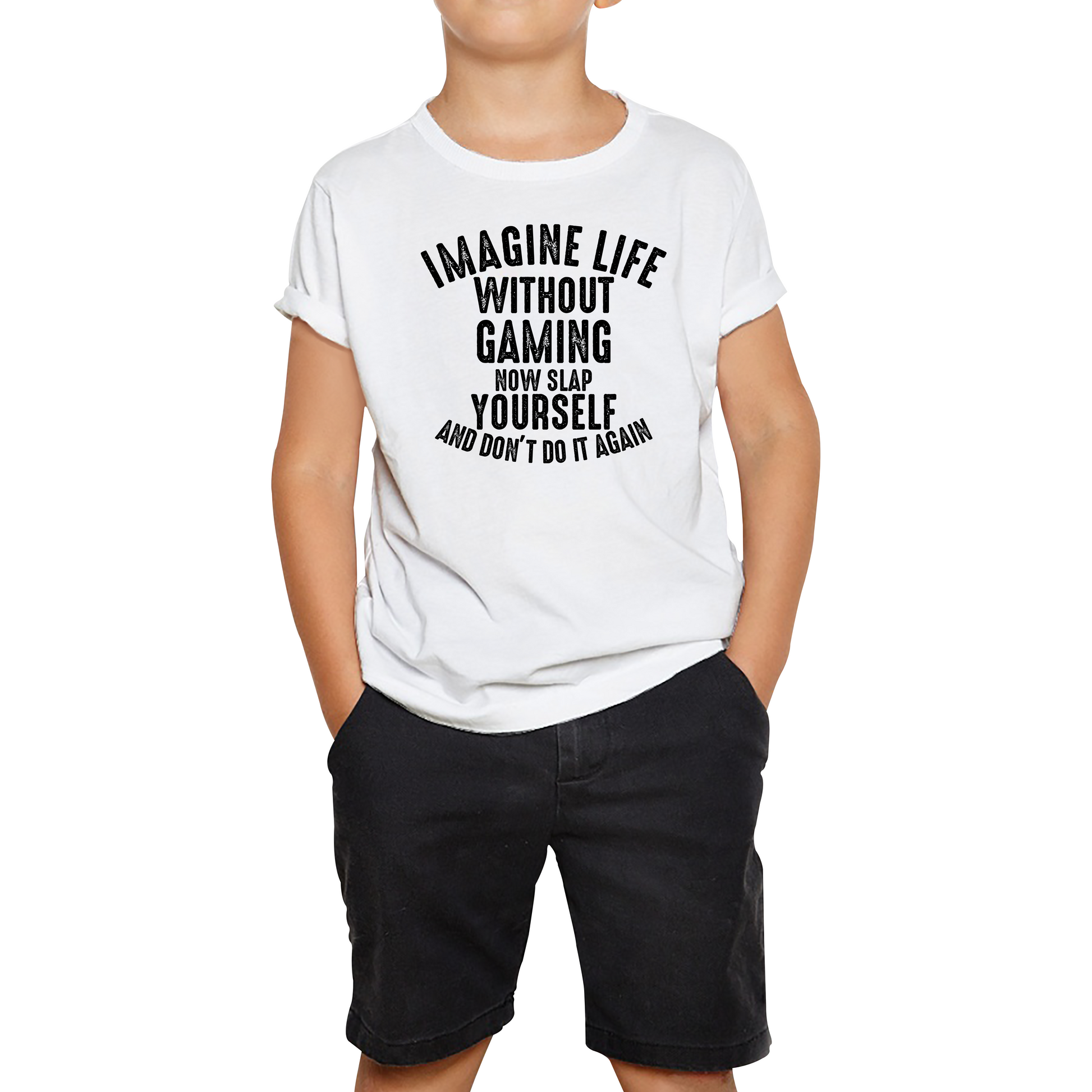 Imagine Life Without Gaming Funny T Shirt