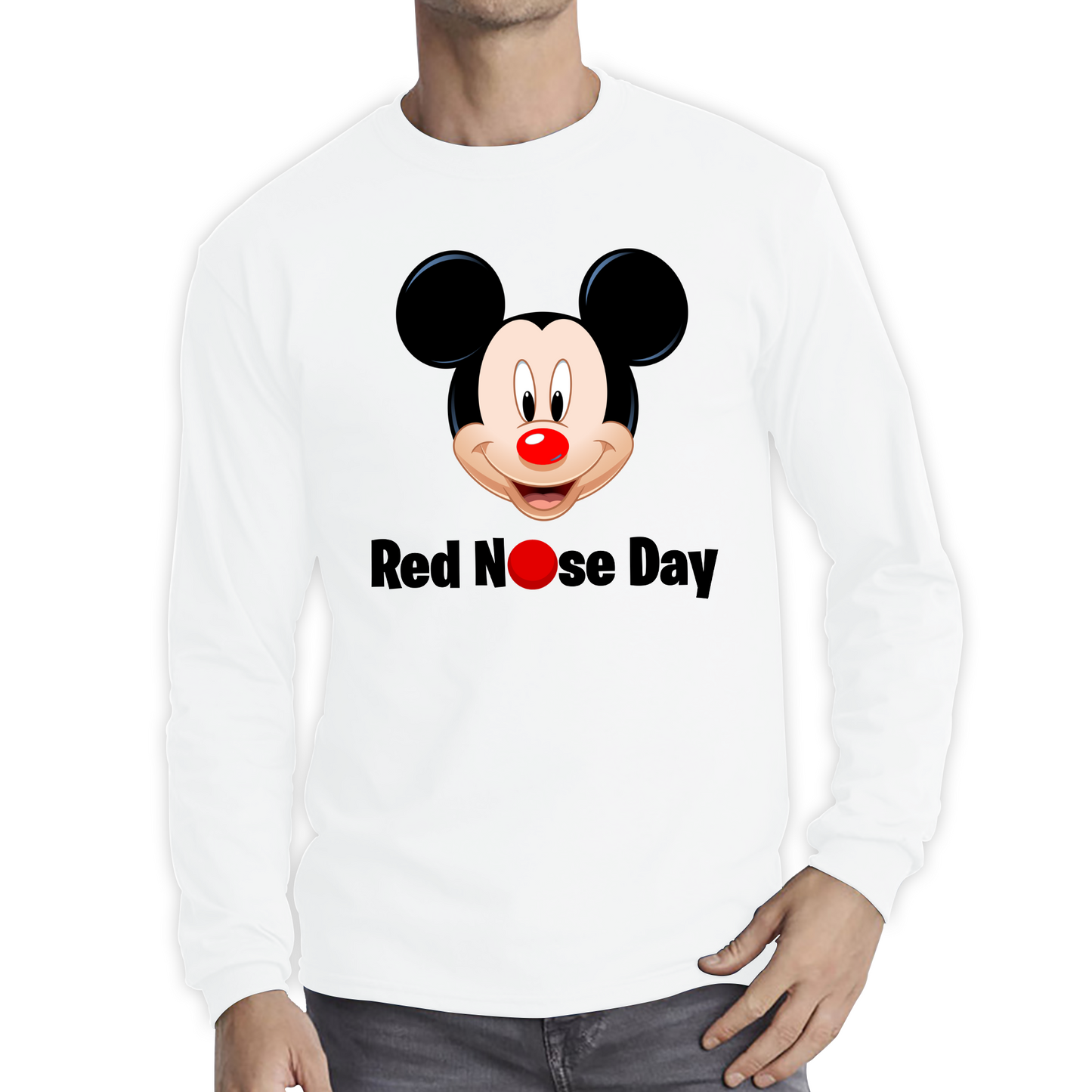 Mickey Mouse Disney Red Nose Day T Shirt