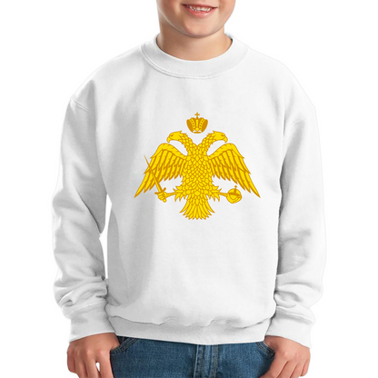 Byzantium Double Headed Eagle Symbol Sweatshirt