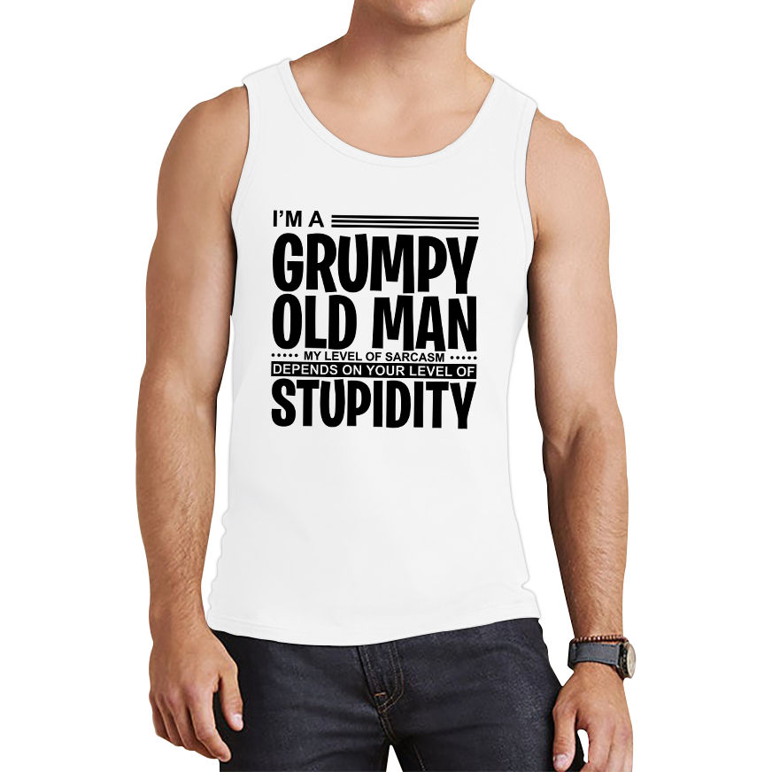 I'm A Grumpy Old Man Stupidity Funny Tank Top