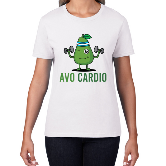 Avo Cardio Funny Avocado Fitness T Shirt