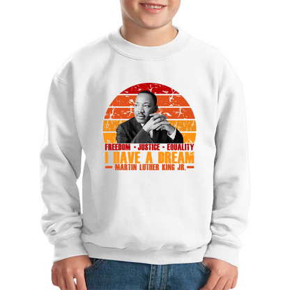 Martin Luther King Quotes I Have a Dream Kids Jumper