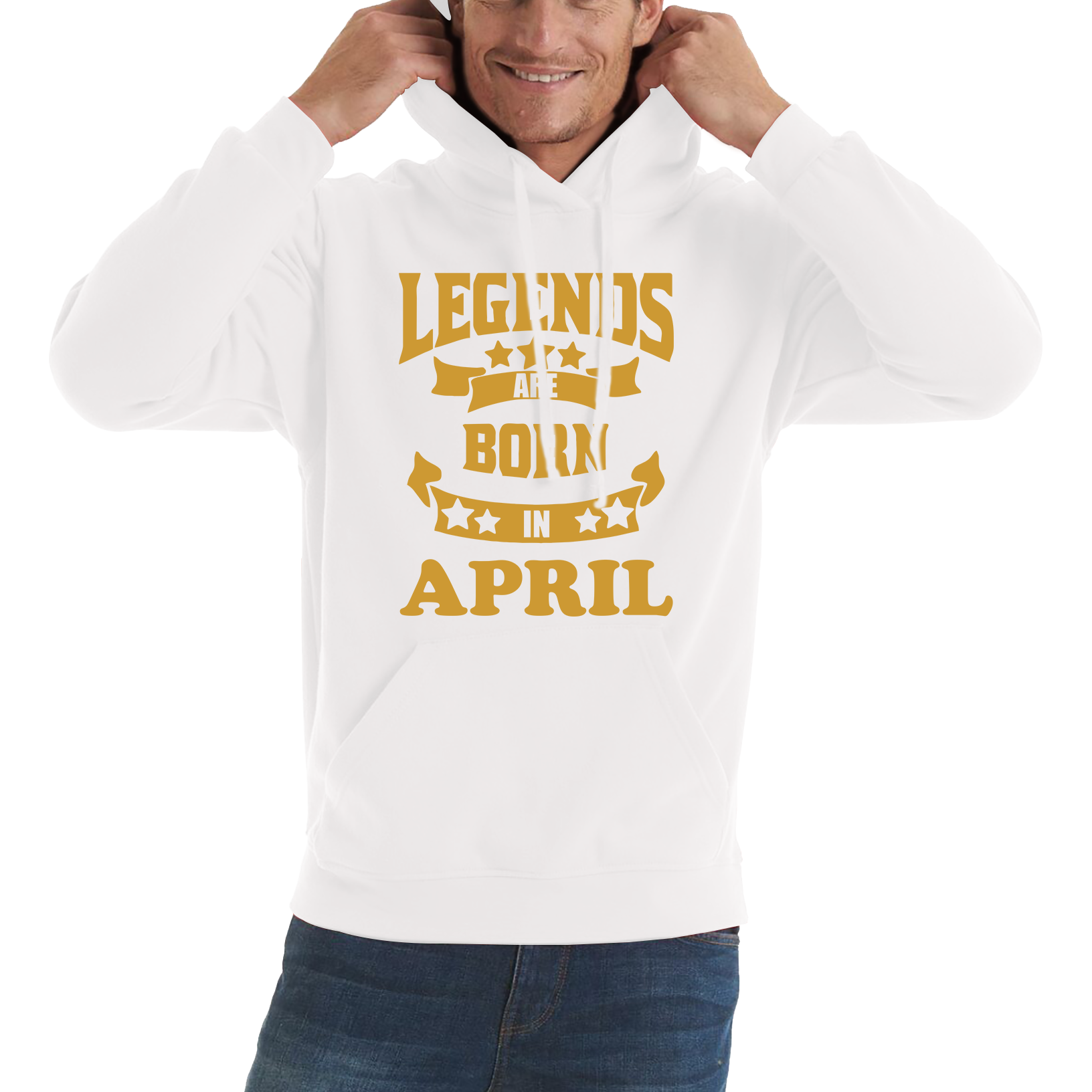 Legends Are Born In April Birthday Hoodie