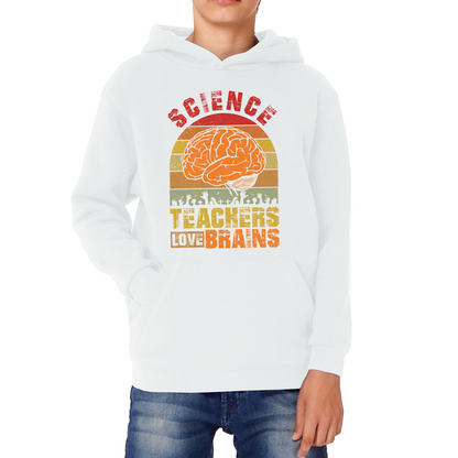 Science Teachers Love Brains Zombies Funny Hoodie