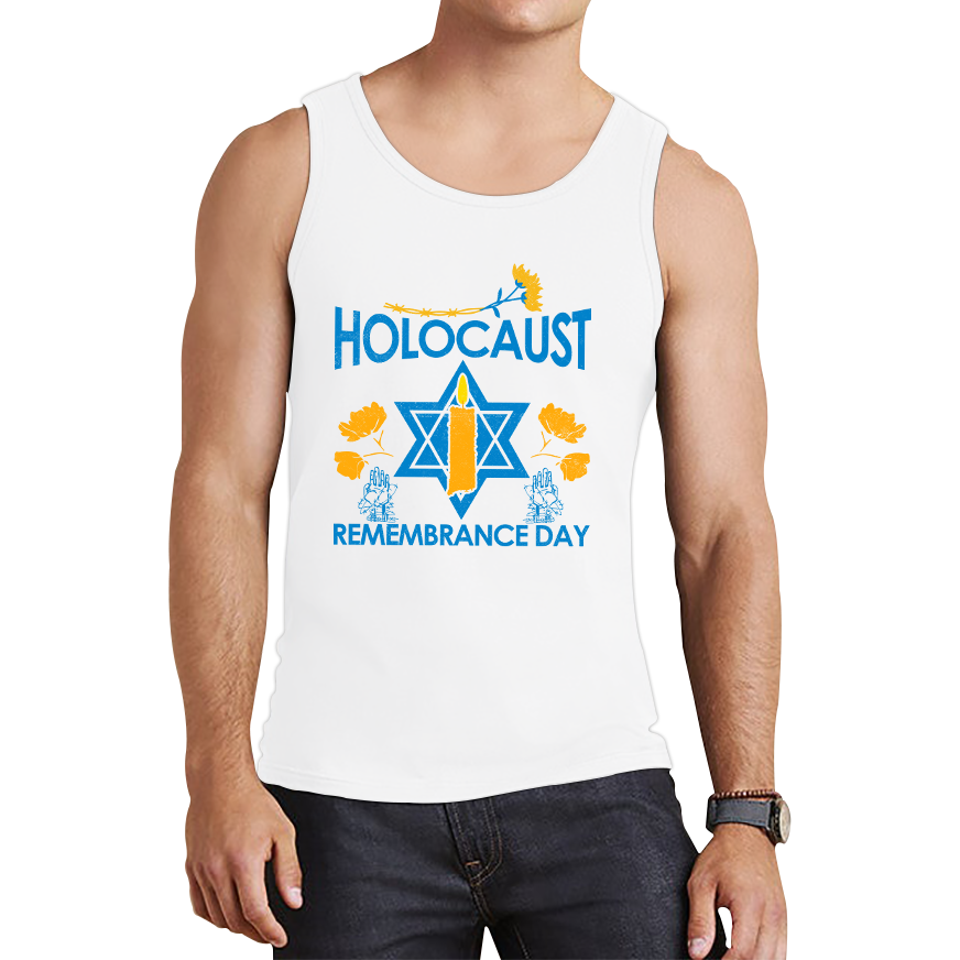 Holocaust Remembrance Day Victims Of The Holocaust Festival of Lights Tank Top