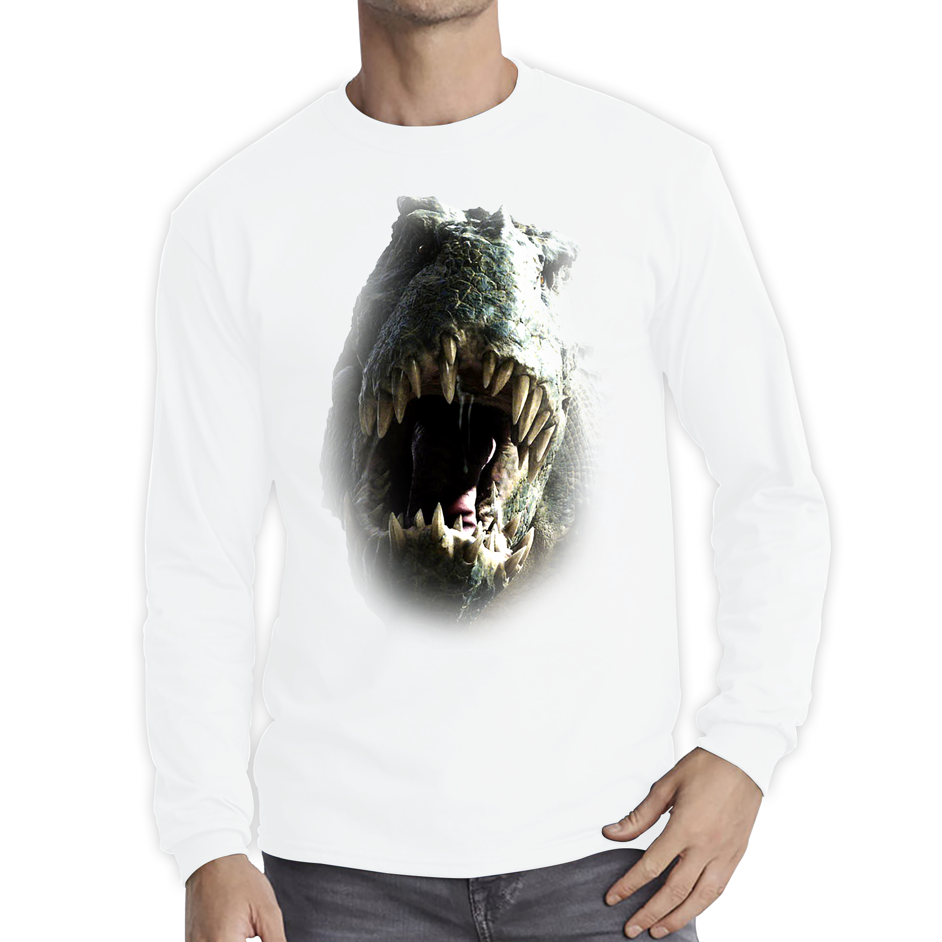 Tyrannosaurus T-rex Roaring Face T Shirt