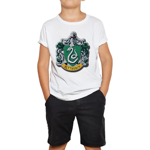 Slytherin Logo Harry Potter Hogwarts School Witchcraft Wizardry Kids T Shirt