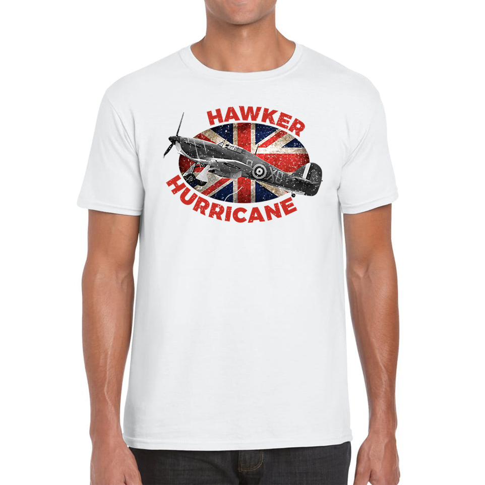 Vintage Hawker Hurricane British Veteran Fighter Aircraft Plane T Shirt