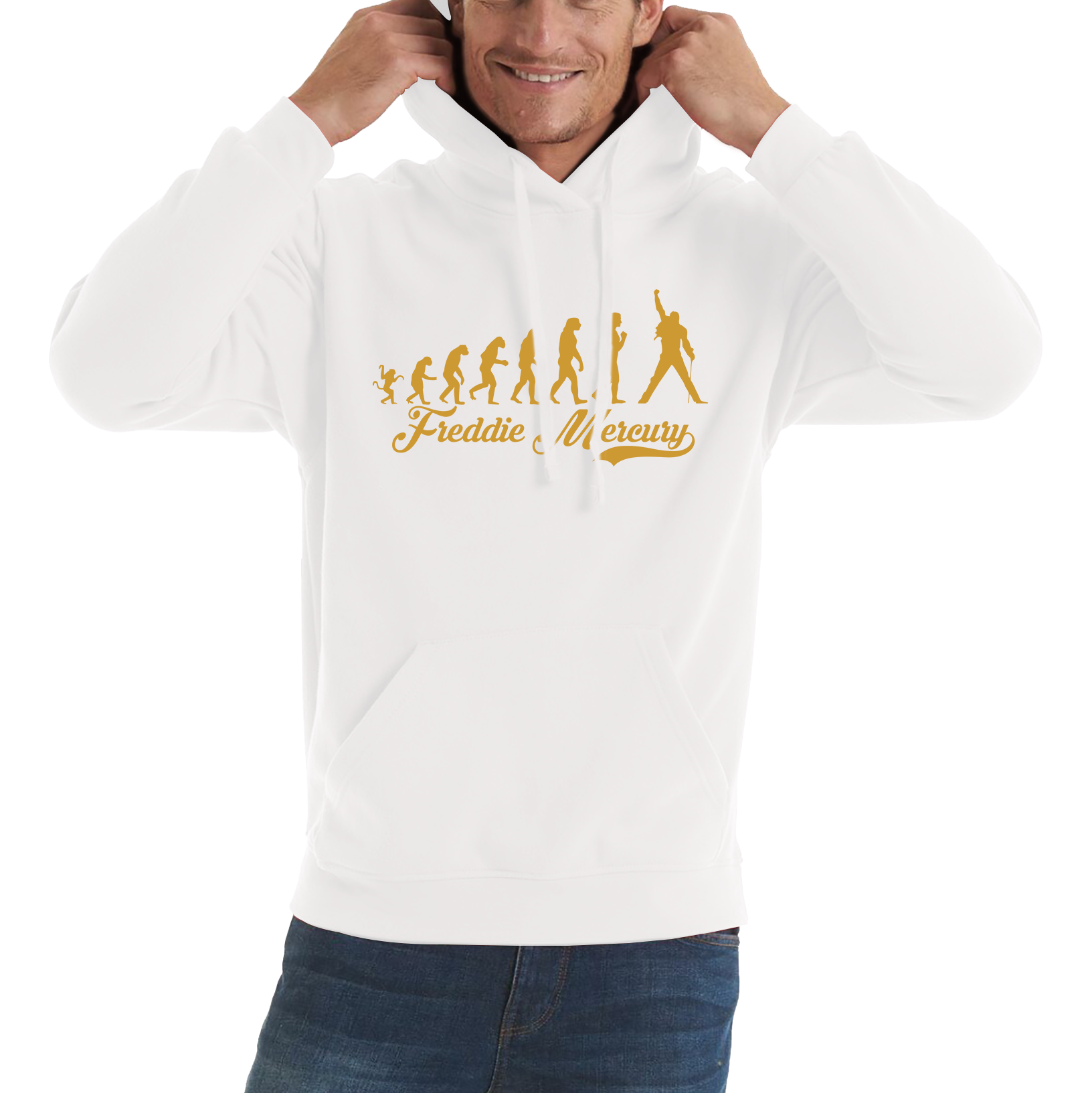 Freddie Mercury Human Evolution Hoodie