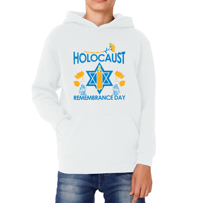 Holocaust Remembrance Day Victims Of The Holocaust Festival of Lights Kids Hoodie