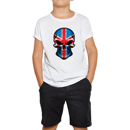 Skull Face British National Day T Shirt