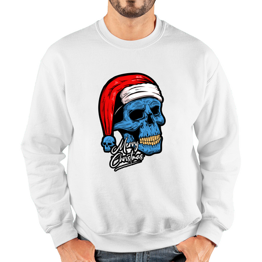 santa skull sweatshirt