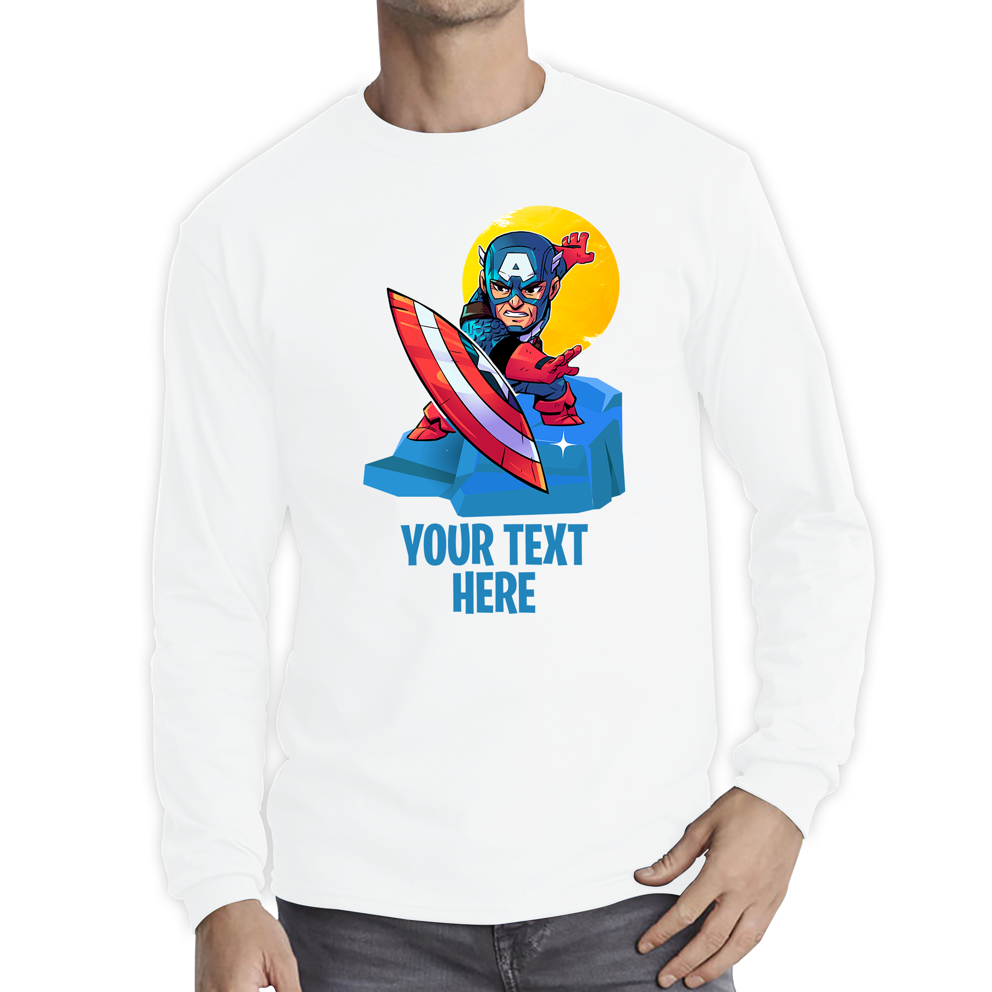 Personalised Captain America T Shirt