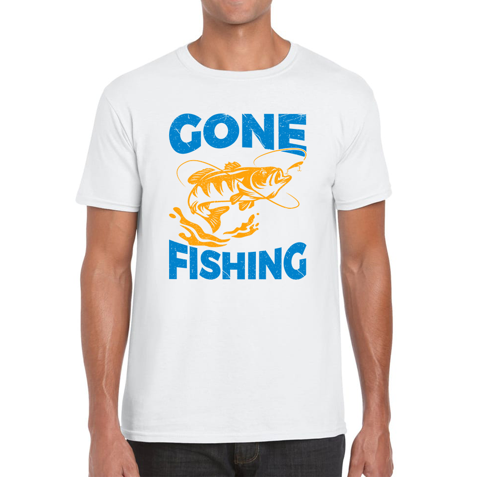 Gone Fishing Funny T Shirt