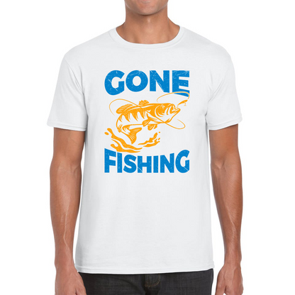 Gone Fishing Funny T Shirt