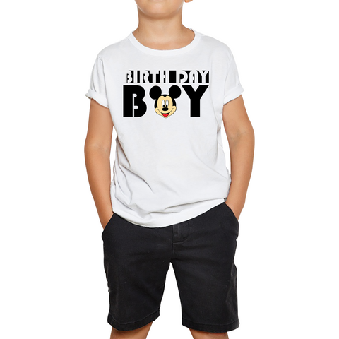 Disney Mickey Mouse Birthday Boy Kids T Shirt