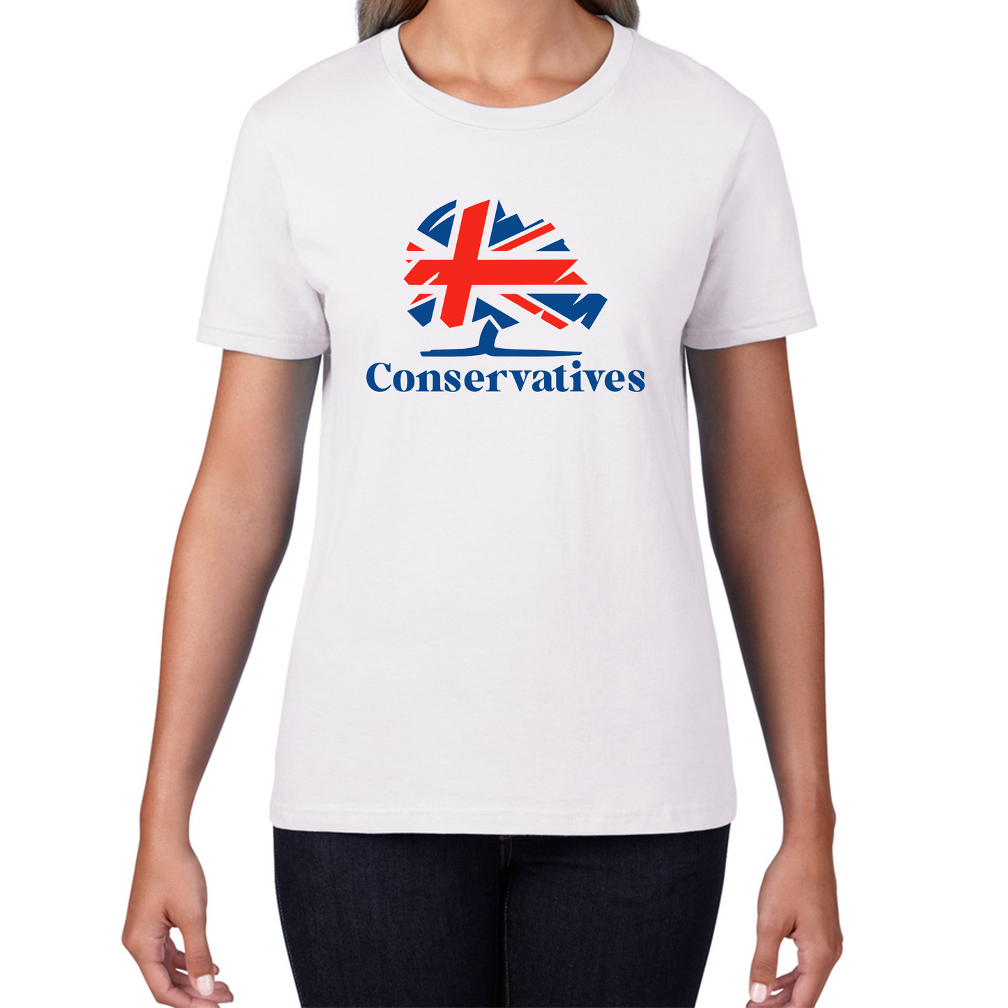 Conservatives Party Logo Political Party Uk Election United Kingdom Womens Tee Top