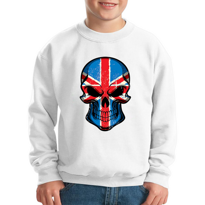 Skull Face British National Day Sweatshirt 