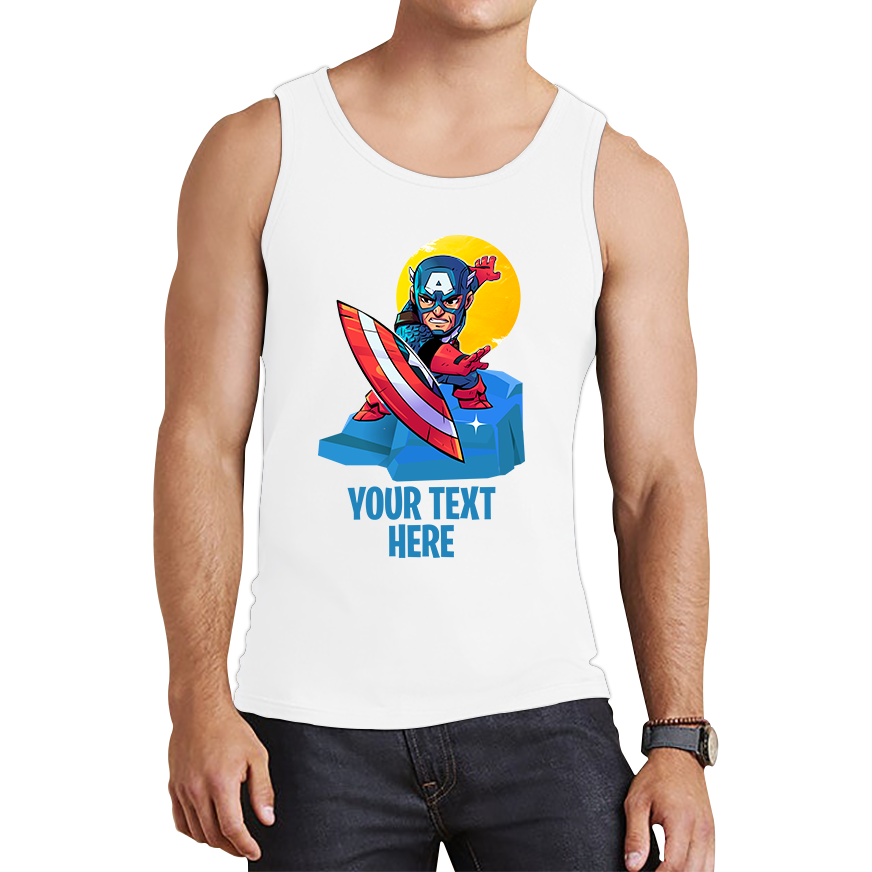 Personalised Captain America Tank Top