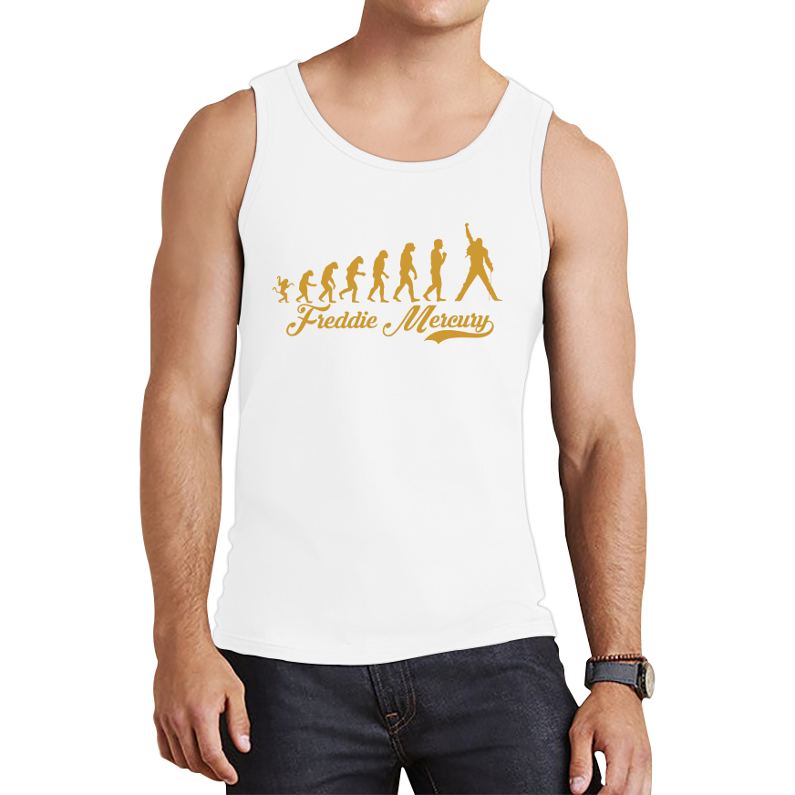 Freddie Mercury Human Evolution Tank Top