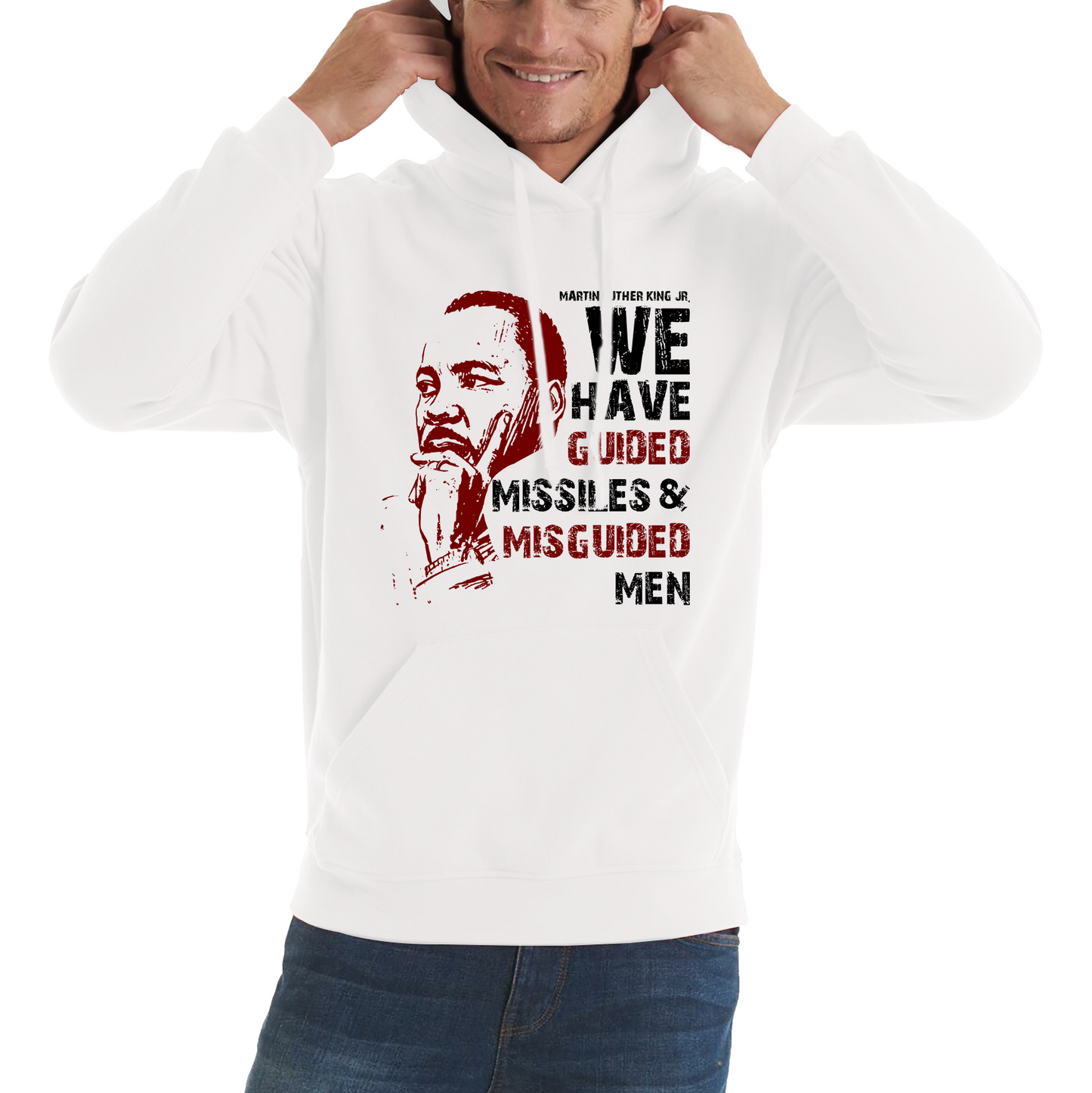 We Have Guided Missiles & Misguided Men MLK Quotes Black Lives Matters Unisex Hoodie