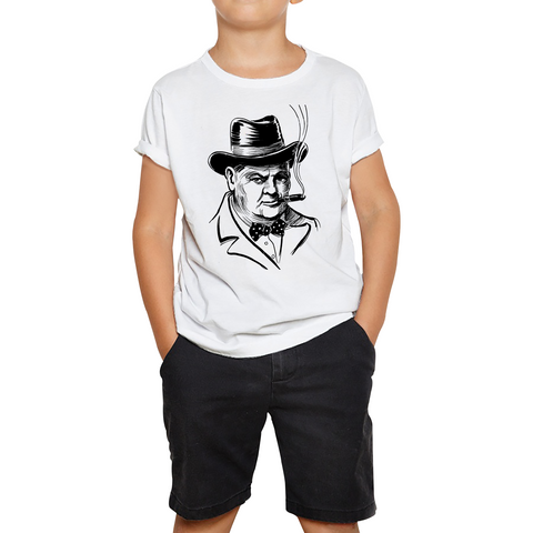 Sir Winston Churchill Former Prime Minister of the United Kingdom Kids T Shirt