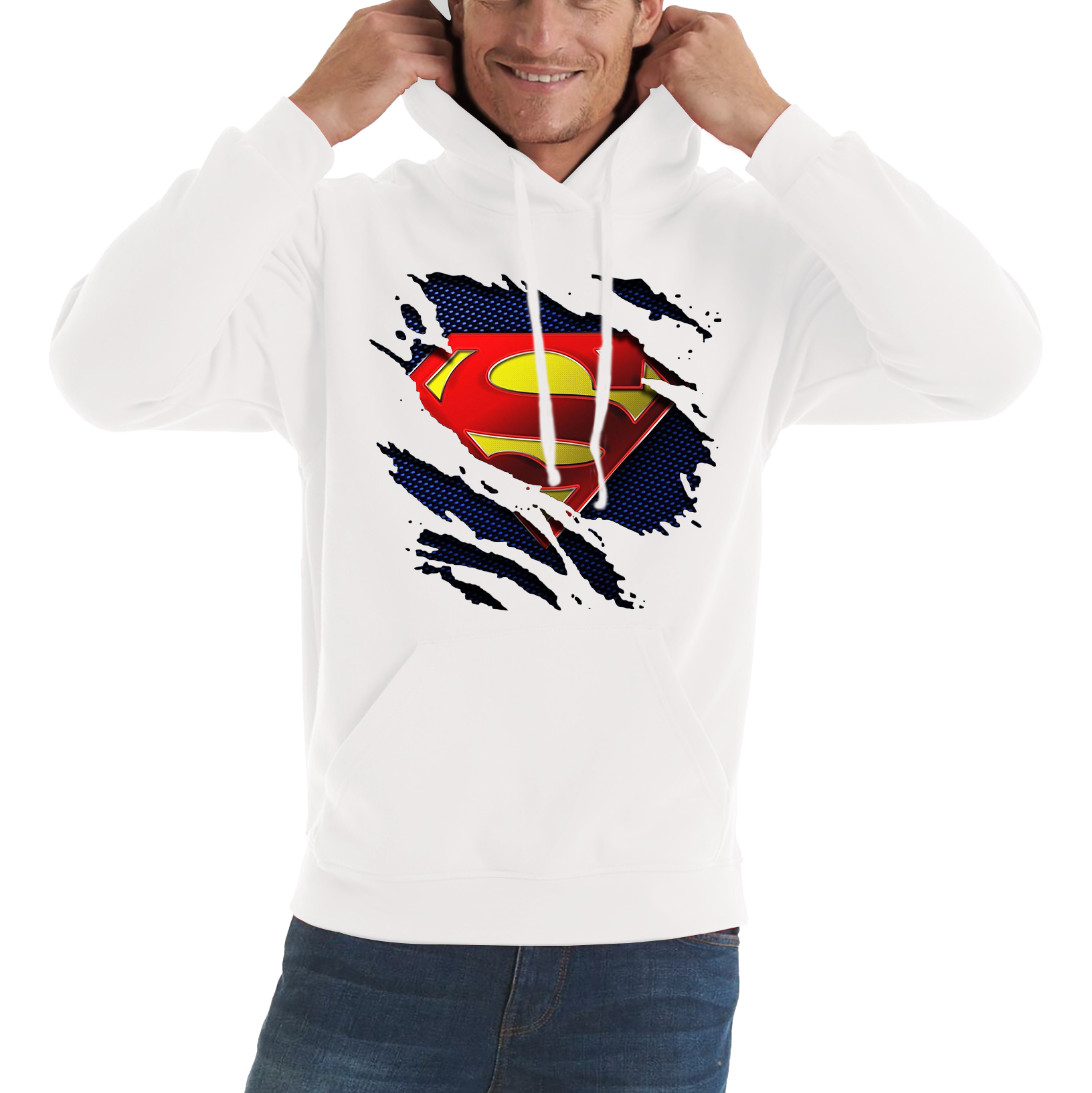 Superman Logo Comics Superhero Hoodie