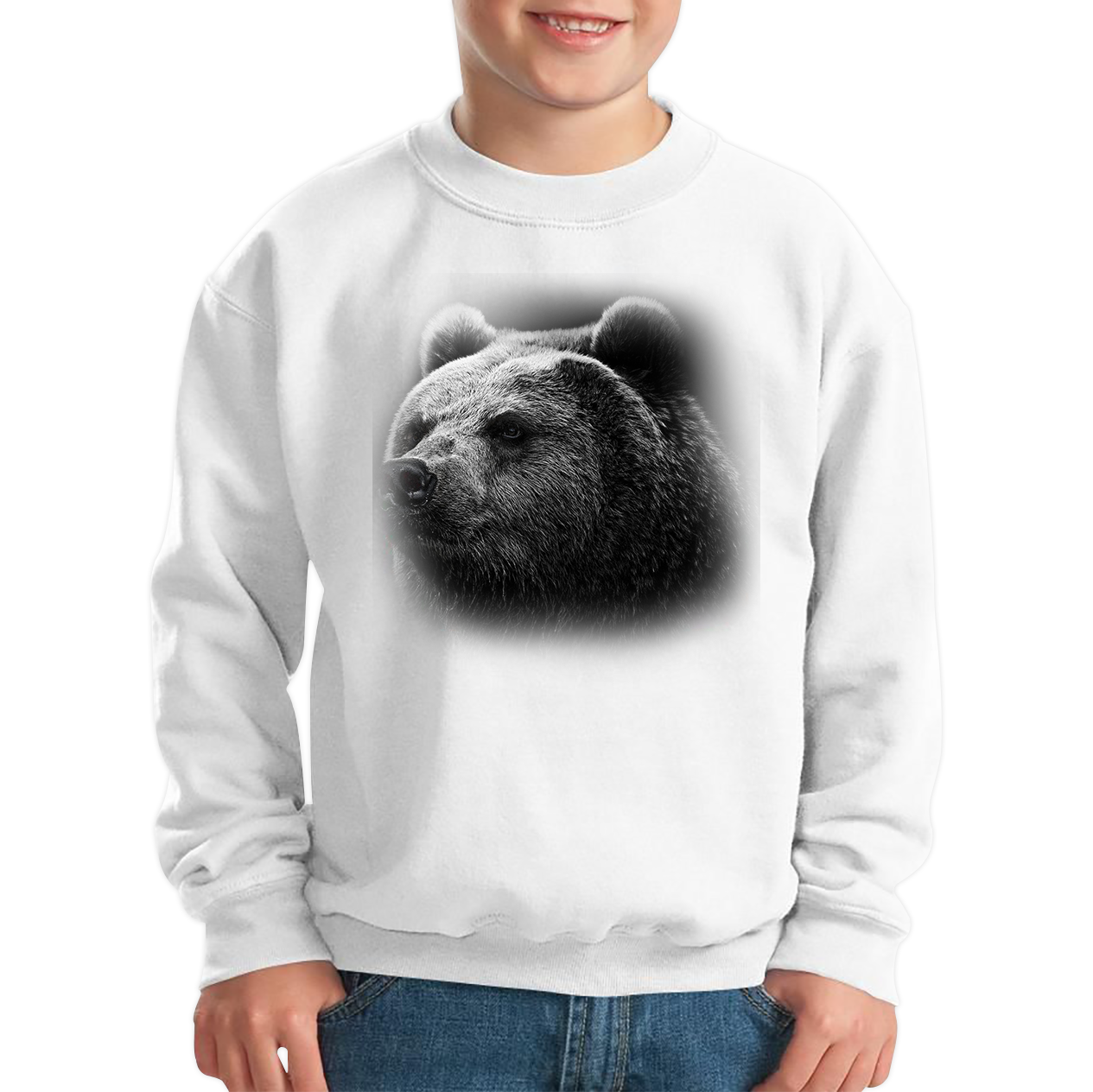 Bear Big Face Sweatshirt