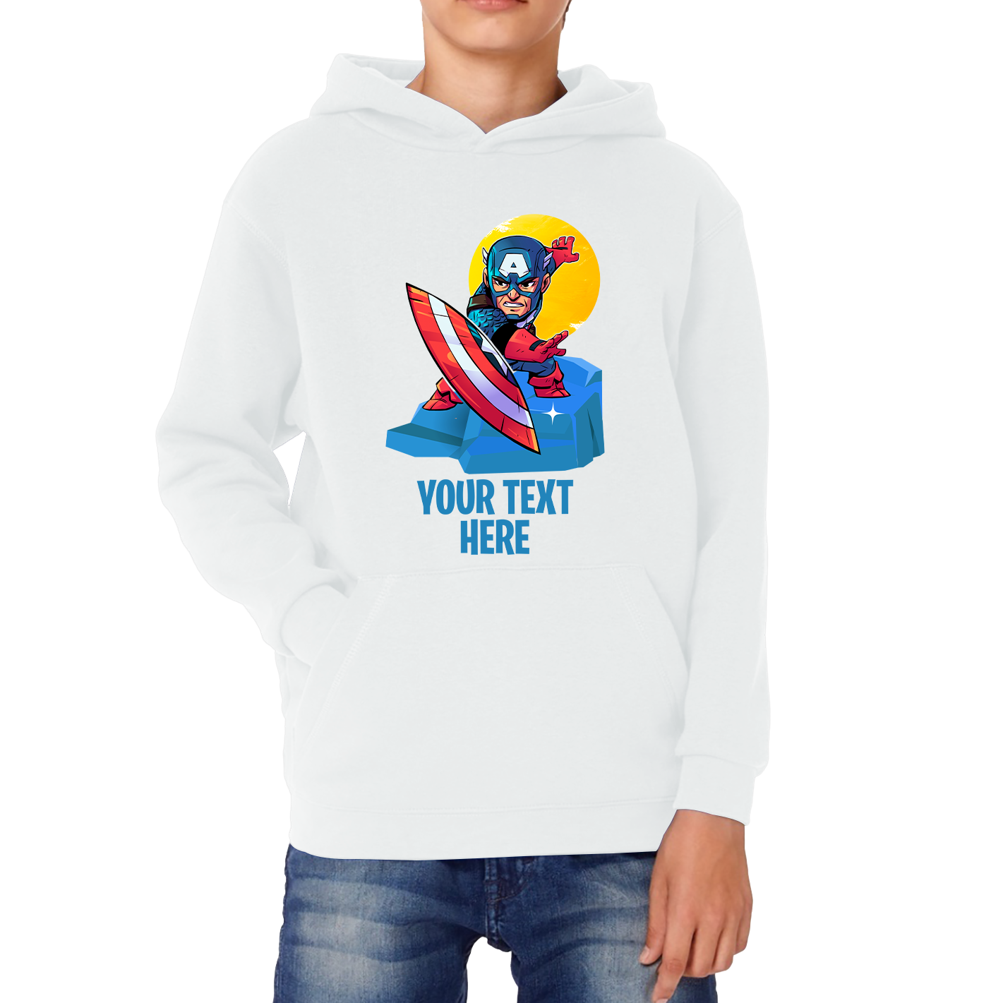 Personalised Captain America Hoodie